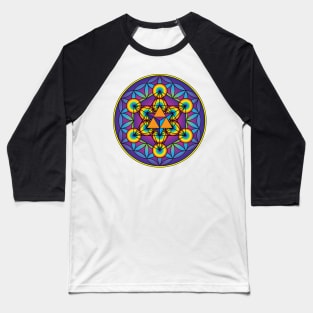 Merkaba with Metatron’s Cube Baseball T-Shirt